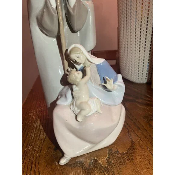 Lladro Nativity Figurine “The Blessed Family”RARE RETIRED  #1499 Mary Josep Jesu - Picture 5 of 8